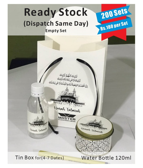 200 Small Sets - Umrah / Hajj Tabarruk Packaging