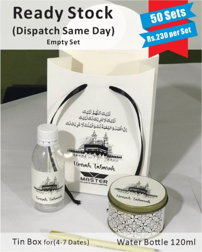 50 Small Sets - Umrah / Hajj Tabarruk Packaging